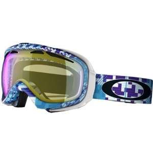 Buffalo Plaid Purple Adult Snocross Snowmobile Goggles Eyewear w/ Free 
