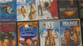 Lot of 12 DVDS Ice Age , Finding Nemo, Monster House, Pirates of the 