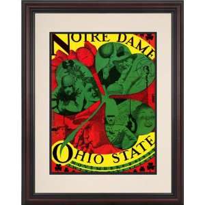 1935 Ohio State Buckeyes vs Notre Dame Fighting Irish 8 1/2 x 11 