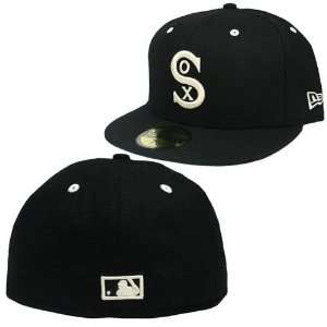   White Sox Melton Wool Umpire Fitted Hat (Black)