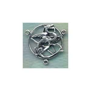  Dragon Pentacle Component Finding Wiccan Jewelry Sterling 