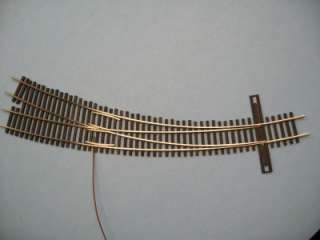 HO Scale curved # 6 RH 24 radius turnout code 70  
