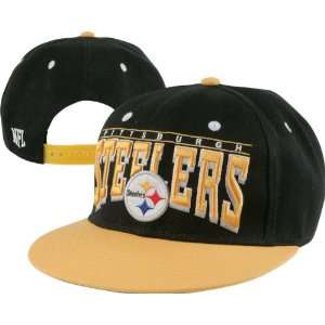   Pittsburgh Steelers 2 Tone Hard Knocks Snapback Hat: Sports & Outdoors