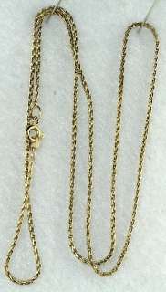   1990S 14K GOLD ITALIAN ITALY 20 INCH WOVEN LINK CHAIN NECKLACE  