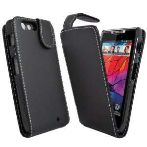   Palace   Black leather quality case for Motorola xt910: Electronics