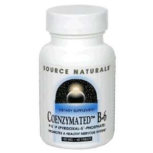  Source Naturals Coenzymated B 6 100mg, 60 Tablets Health 