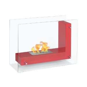 Modern Elements Kali Stand Alone Ethanol Fireplace (Red 