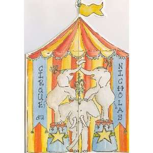  Circus Tent Tri fold Invitation 