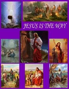JESUS CHRIST PHOTO FRIDGE MAGNETS SET 1 OF 2, 8 IMAGES  