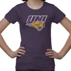  Northern Iowa Panthers Youth Distressed Primary T Shirt 