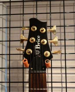 for sale a used BRICE SIX (6) String Electric Bass Guitar. This bass 