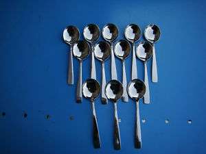 Lot of 12,New, Oneida Accent Cream Soup Bouillon Spoons  