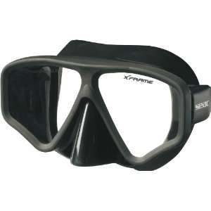Seac Snorkeling X Frame S/BL Mask (Black)  Sports 
