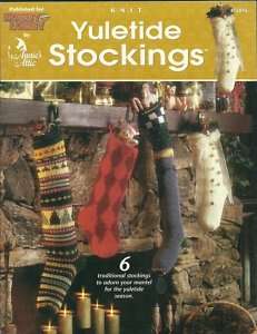 Yuletide Stockings Knit Christmas By Annies Attic OOP  