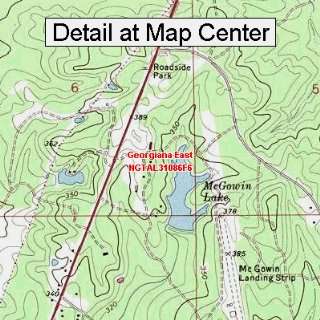   Map   Georgiana East, Alabama (Folded/Waterproof)