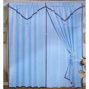   Micro Suede Windows Curtain /Drapes Set 120Wx84L: Home & Kitchen