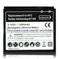 3500mah Extended Battery Door Cover for HTC Raider 4G LTE /Holiday 