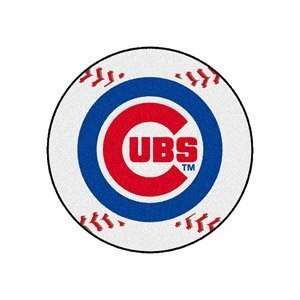  MLB   Chicago Cubs Baseball Rug 