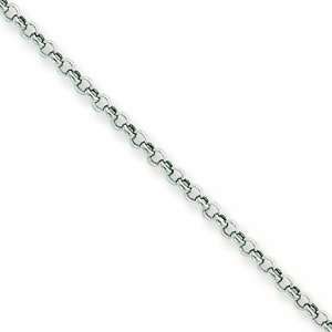   14k White Gold Dangle Chain Anklets 9.25 In W/ 1in Ext Anklet Jewelry