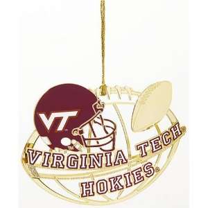   Virginia Tech UniversityßFootball Helmet 3 inch Sports Ornament: Home