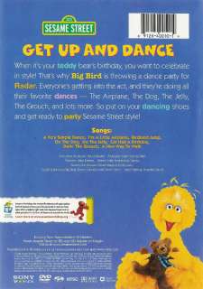 Sesame Street   Get Up and Dance   DVD 891264001014  