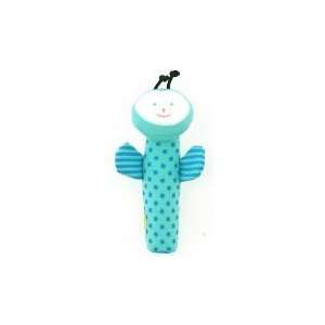   Designs Baby Toy Hand Squeeker Teal Blue Bumble Bee: Toys & Games