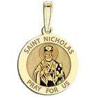 PicturesOnGold Saint Nicholas Medal, Sterling Silver, 1 in, size 