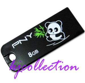 PNY 8G 8GB USB Flash Memory Drives Stick Strap PANDA  