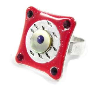  Ring french touch Acapulco red. Jewelry