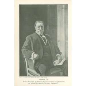  1910 Print President William H Taft 