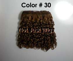 HUMAN HAIR WEAVING 8 CORKSCREW CURLY CURL EXTENTIONS  