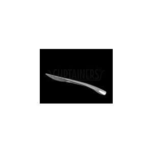  Comet 8 Inch Reflections Flair Plastic Silver Knife 