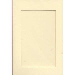  Small Ivory Card   Rectangle Opening 