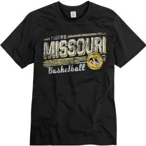  Missouri Tigers Black Escalate Basketball Ring Spun T 