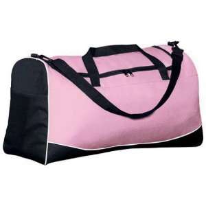   Tri Color Sport Bags LIGHT PINK/ BLACK/ WHITE 24 X 10 X 16 Sports