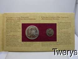 THE THOMAS JEFFERSON COINAGE AND CURRENCY SET  