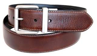 New Levis Mens Genuine Leather Belt Brown/Black Reversible 1.5 Wide 