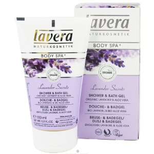 Lavera   Body Spa Organic Shower & Bath Gel Lavender Secrets   5 oz.