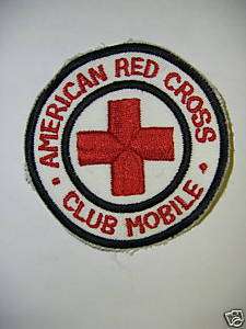 0555 WWII American Red Cross path club mobile  