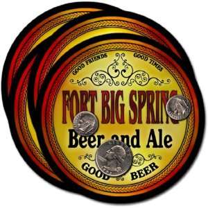  Fort Big Spring , CO Beer & Ale Coasters   4pk Everything 
