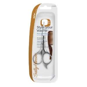   , Style Your stache Moustache and Beard Scissors with Comb Beauty