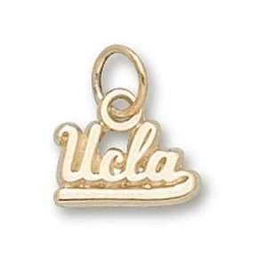  UCLA Bruins Script UCLA 1/4 Charm   14KT Gold Jewelry 