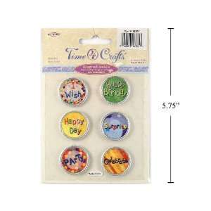  Scrapbook Metal Stickers Party Arts, Crafts & Sewing