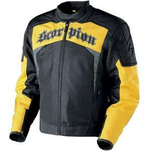  Scorpion Hat Trick Mesh/Textile Jacket Yellow Mens XL 