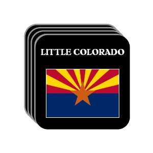 US State Flag   LITTLE COLORADO, Arizona (AZ) Set of 4 Mini Mousepad 