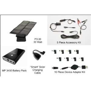  Portable Solar Laptop Charger Package 30 Watt Electronics