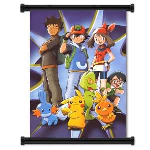  Pokemon Anime Fabric Wall Scroll Poster (31x42) Inches 