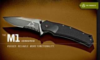   Edge M1 Tactcial Titanium Knife Part/Serrated Blade FREE SHIP  