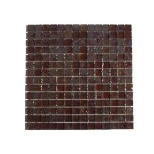    Candy Brown Iridescent Mosaic Glass Tile / 55 sq ft