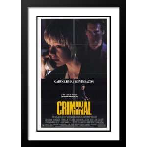  Criminal Law 20x26 Framed and Double Matted Movie Poster 